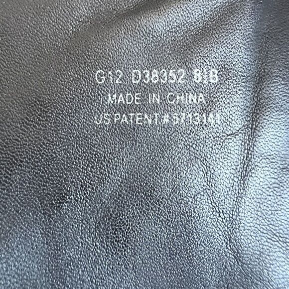 Cole Haan Cora Black Suede Wedge Heel Tall Boots Side Zip D38352 Women’s 8.5 M - Picture 14 of 16